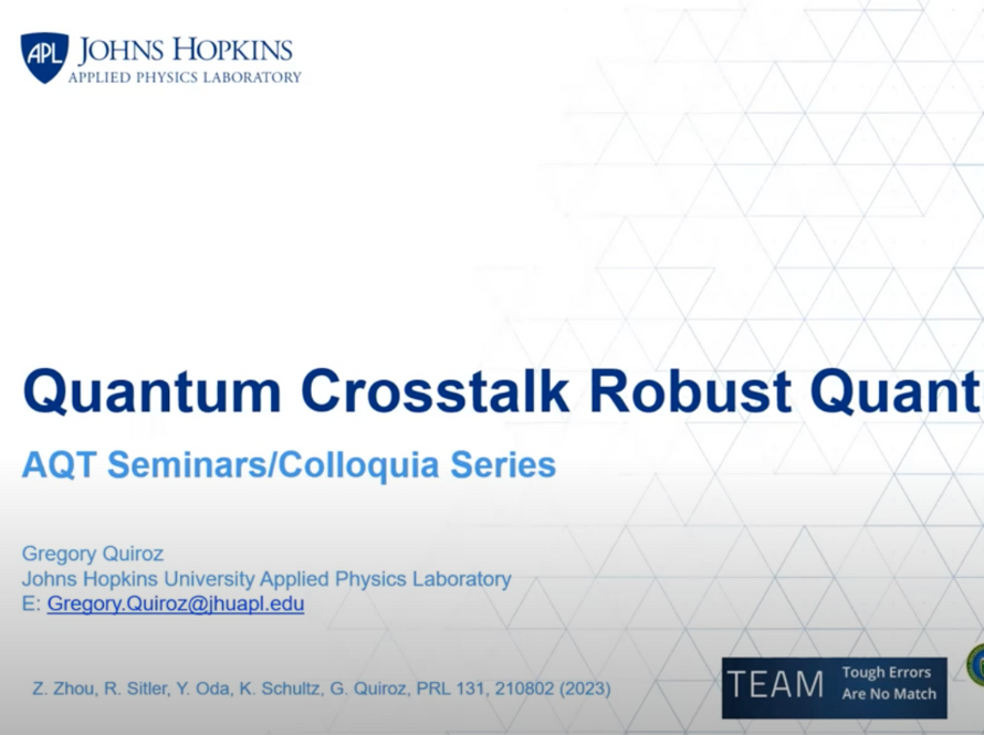 Quantum Crosstalk Robust Quantum Control